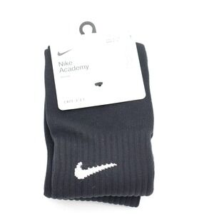 Nike Academy Soccer Socks Black Dri-FIT Knee High Youth 3Y-5Y Women 4-6